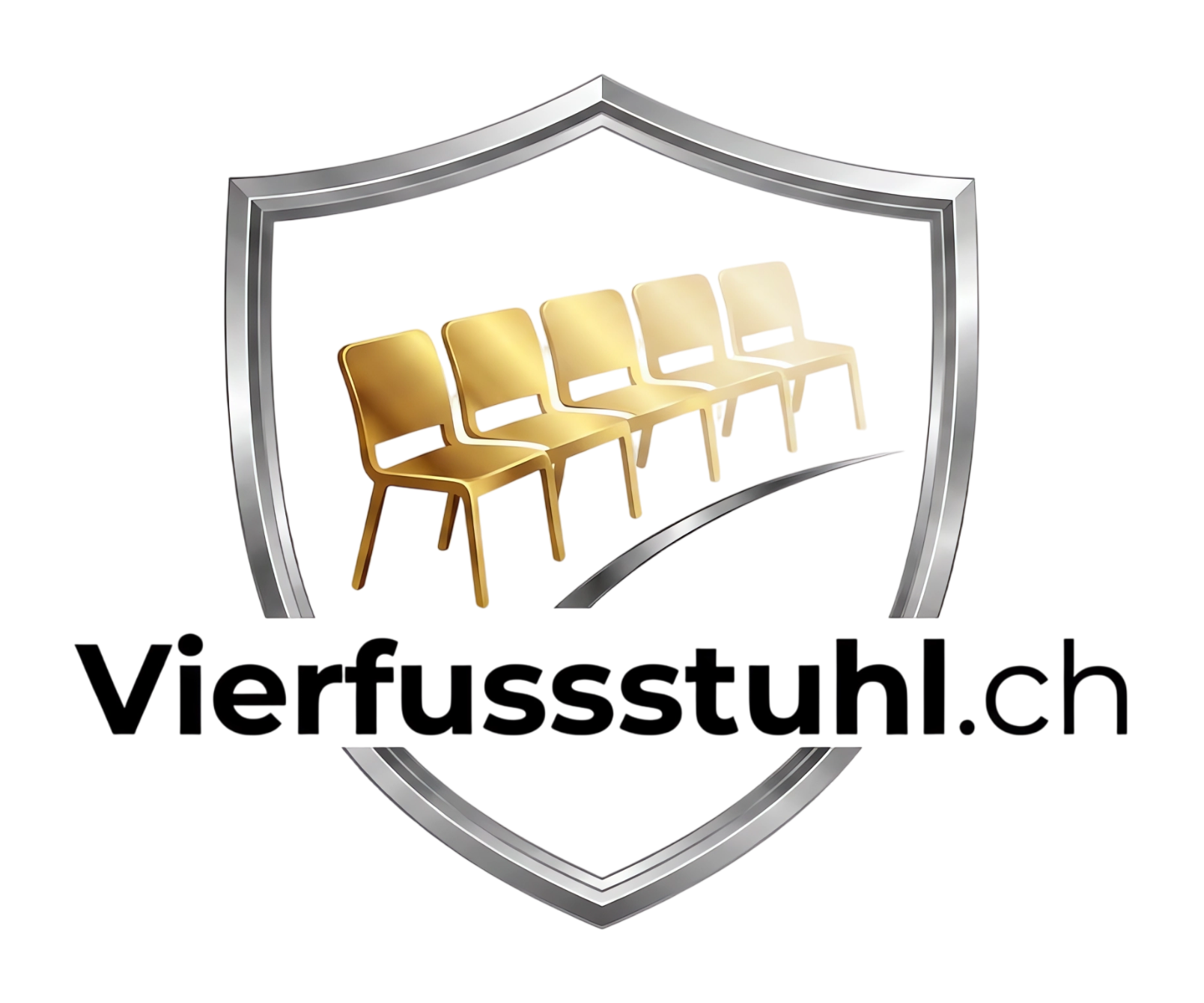 Offizielles Marken-Logo von Stuhlpapst für den Vierfussstuhl und professionelle, standfeste Bestuhlungslösungen für Hallen, Säle und Objekte.